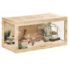 MEWOOFUN Large Hamster Cage Wooden Hamster for Syrian Hamster Without Accessorie