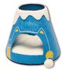 Touchcat Molten Lava Designer Triangular Cat Pet Kitty Bed House With Toy